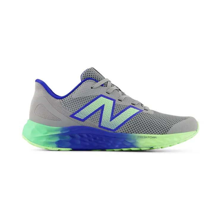 New Balance Fresh Foam Arishi v4 Lace Slate Grey Blue Gemstone Lime Leaf (GPARINB4)