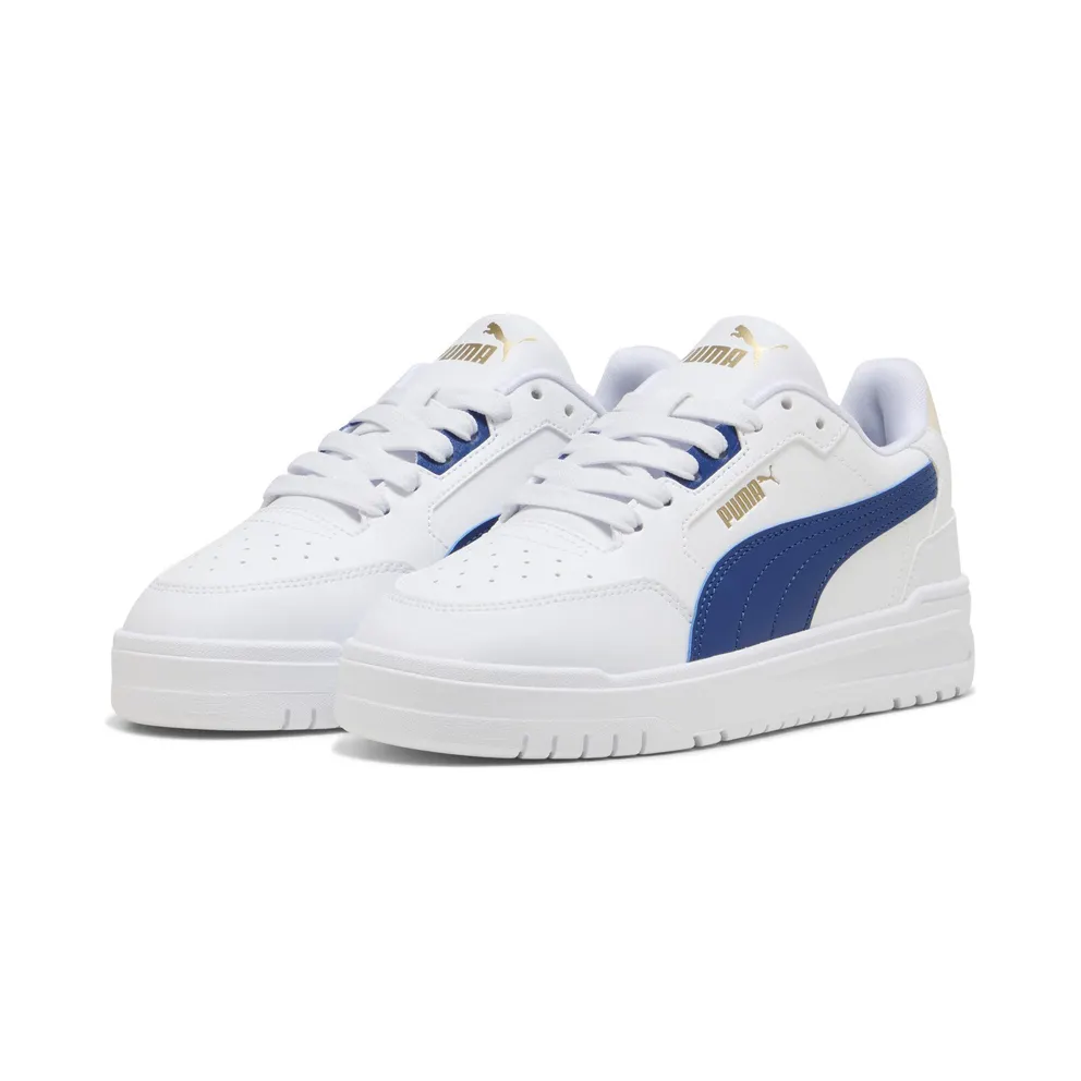 Puma Shuffle Downtown Low “Puma White / Clyde Royal / Puma Gold” (403739_11)