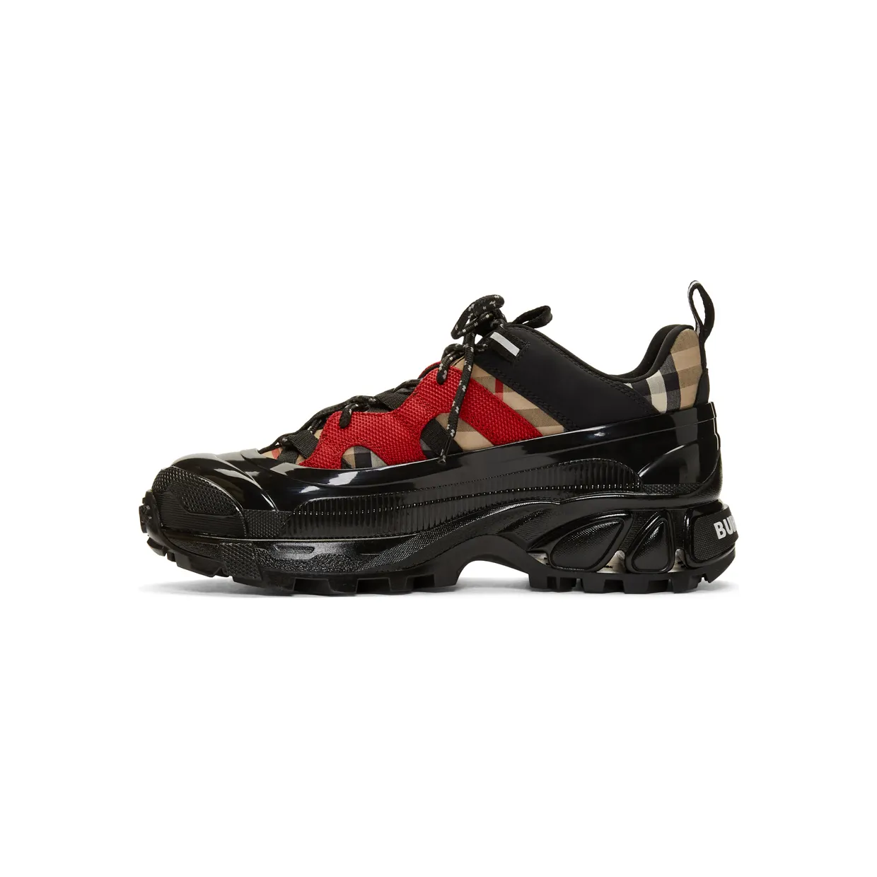 Burberry Black & Beige Arthur Sneakers (8020680) (3)