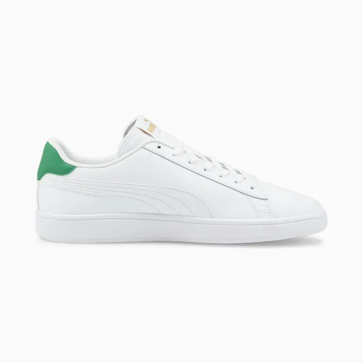 Puma Smash v2 leren Gold/Green/White (36521536)