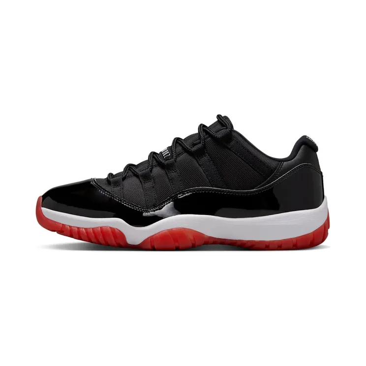 Jordan 11 Retro Low Bred (2025) “Black / White / Varsity Red” (FV5104-006)
