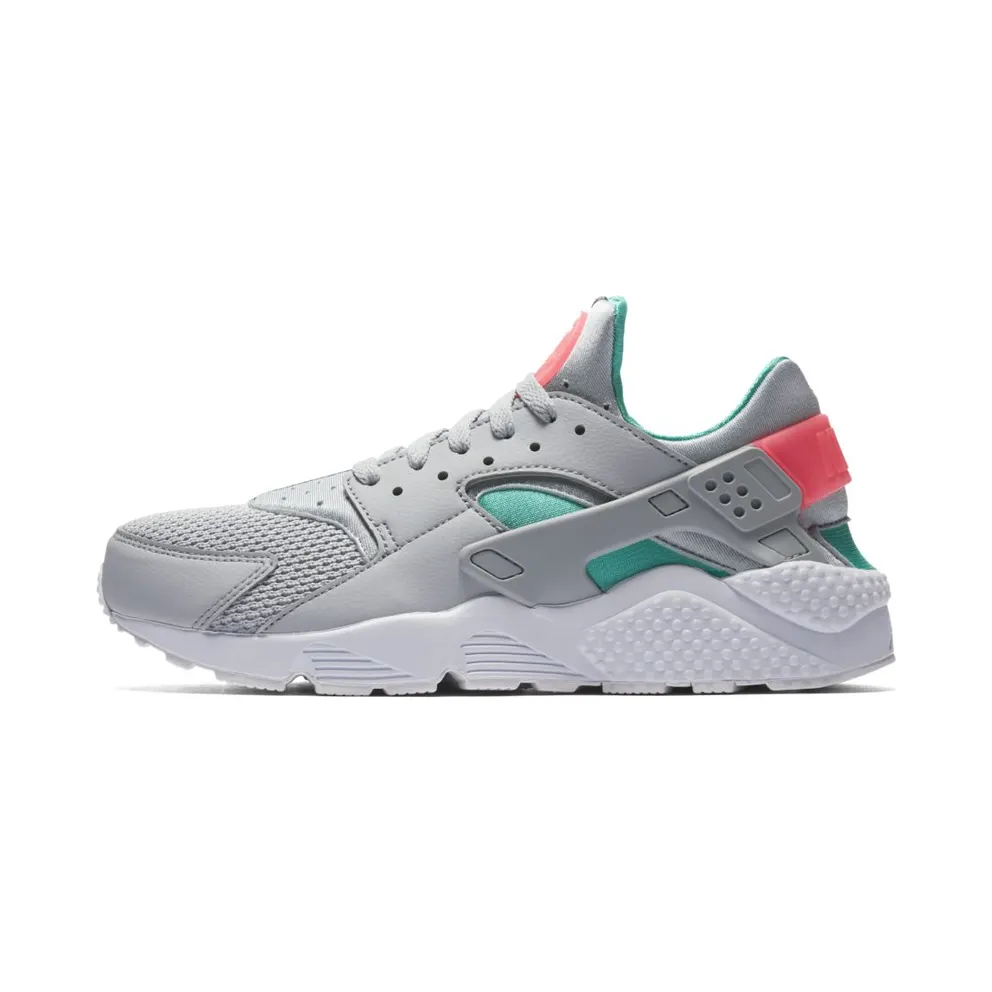 Nike Air Huarache Run South Beach Wolf Grey/Sunset Pulse-Kinetic Green-White (318429-053)