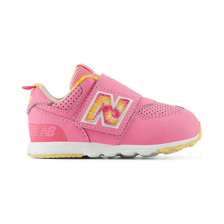 New Balance 574 Hook and Loop Signal Pink Clementine Tie-Dye (NW574KP)