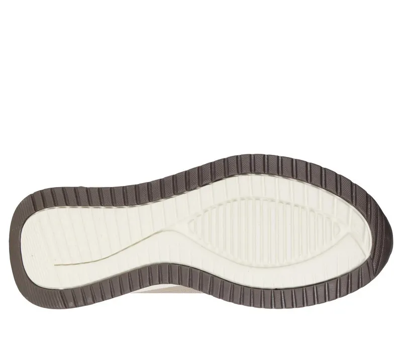 Skechers Slip-ins: BOBS Sport Squad 4 – Donker Taupe – “Bruin” (118423 DKTP)