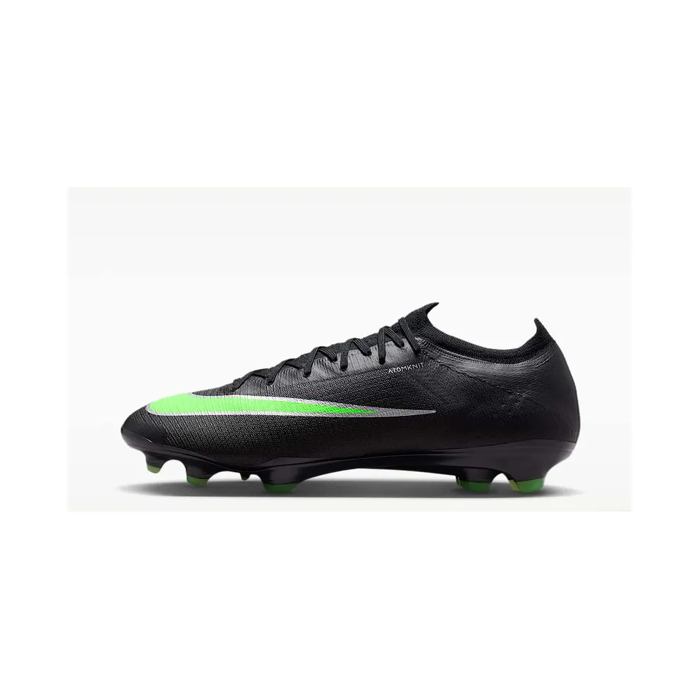 Nike Mercurial Vapor 17 Elite Firm-Ground Low-Top “Black/Black/Illusion Green” (IF8508-001)