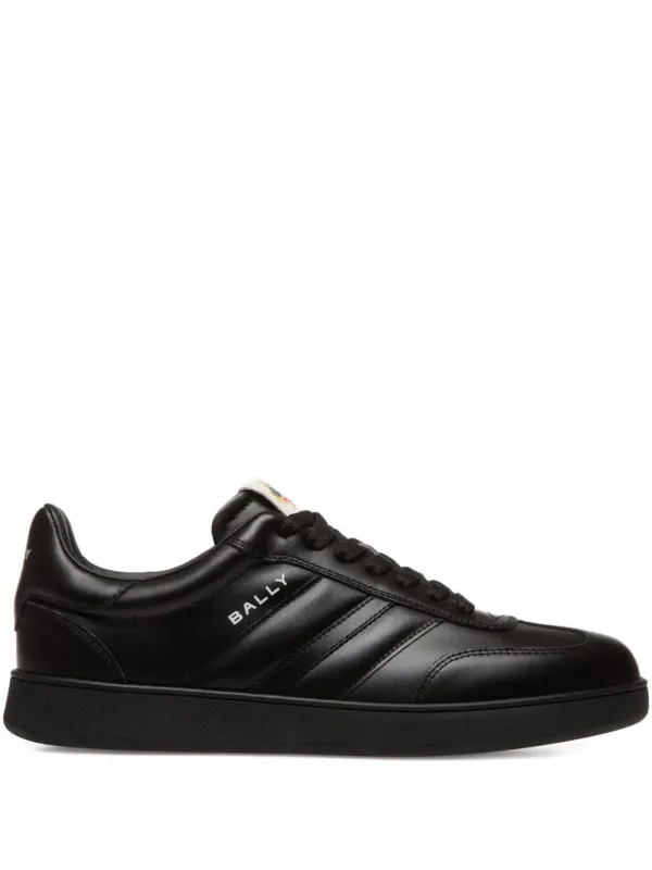 Bally Crest Sneakers mit Schleifendetail – Schwarz (WK00CQVT005)