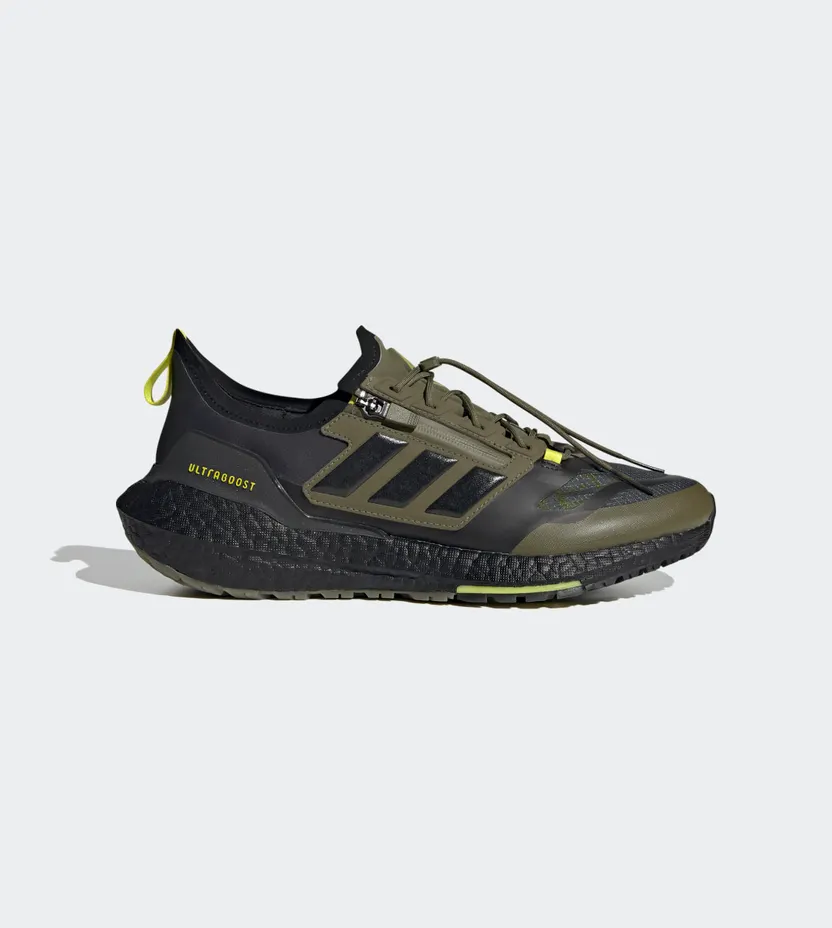 adidas Ultraboost 21 GORE-TEX Focus Olive / Core Black / Acid Yellow (FY3956)