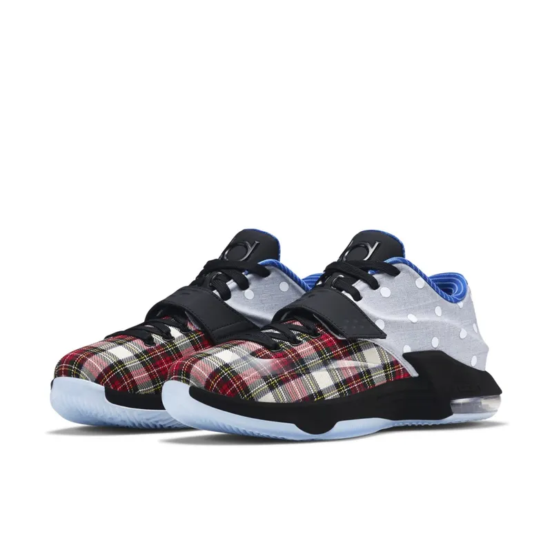Nike KD 7 EXT Plaid & Polka Dot University Red/Black-White (726439-600)