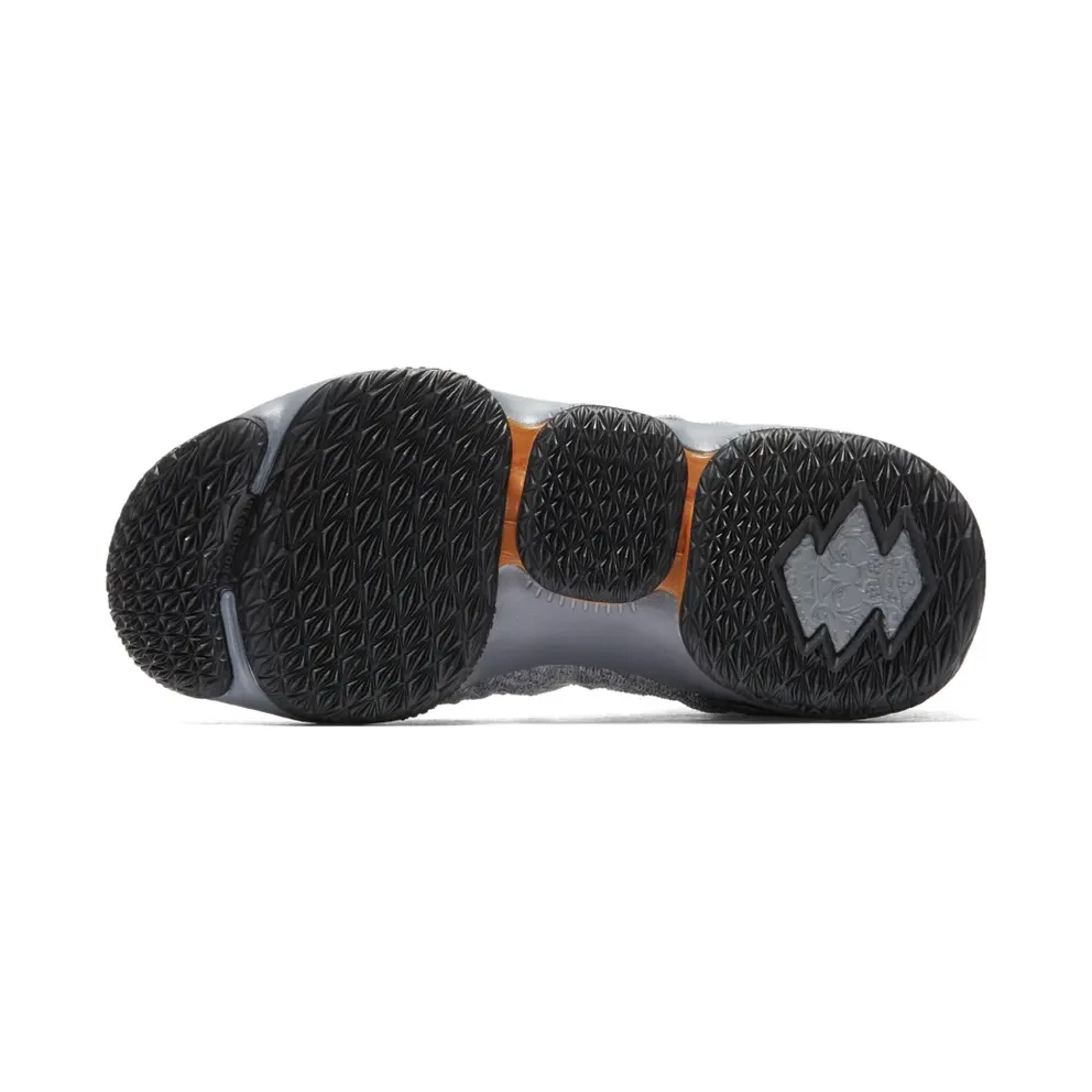 Nike LeBron 15 Safety Orange (GS) Dark Grey/Safety Orange-Wolf Grey-Black (922811-080)