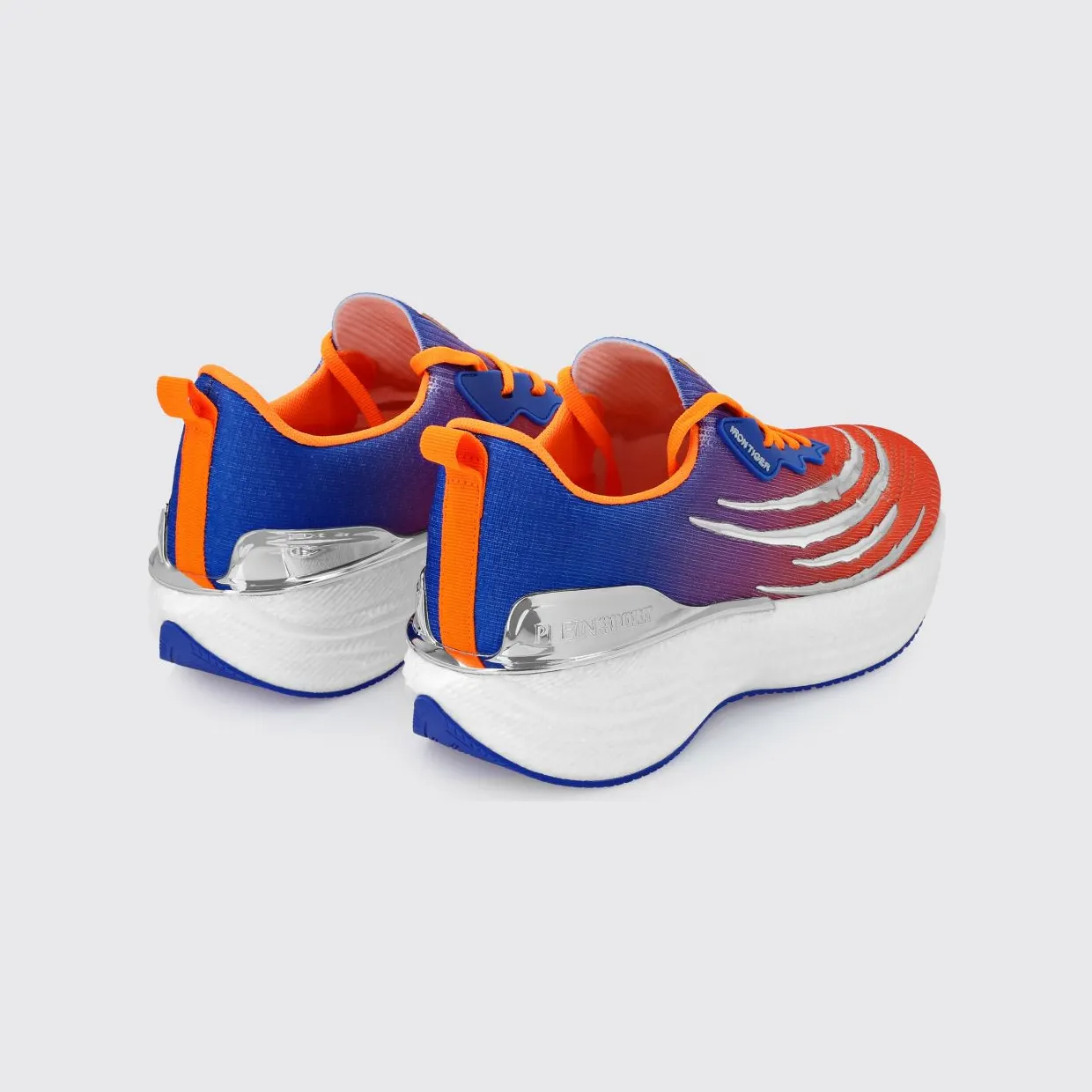 Plein Sport Iron Tiger Polyester Sneakers Orange (AAESUSC0844STE003N0820) (2)
