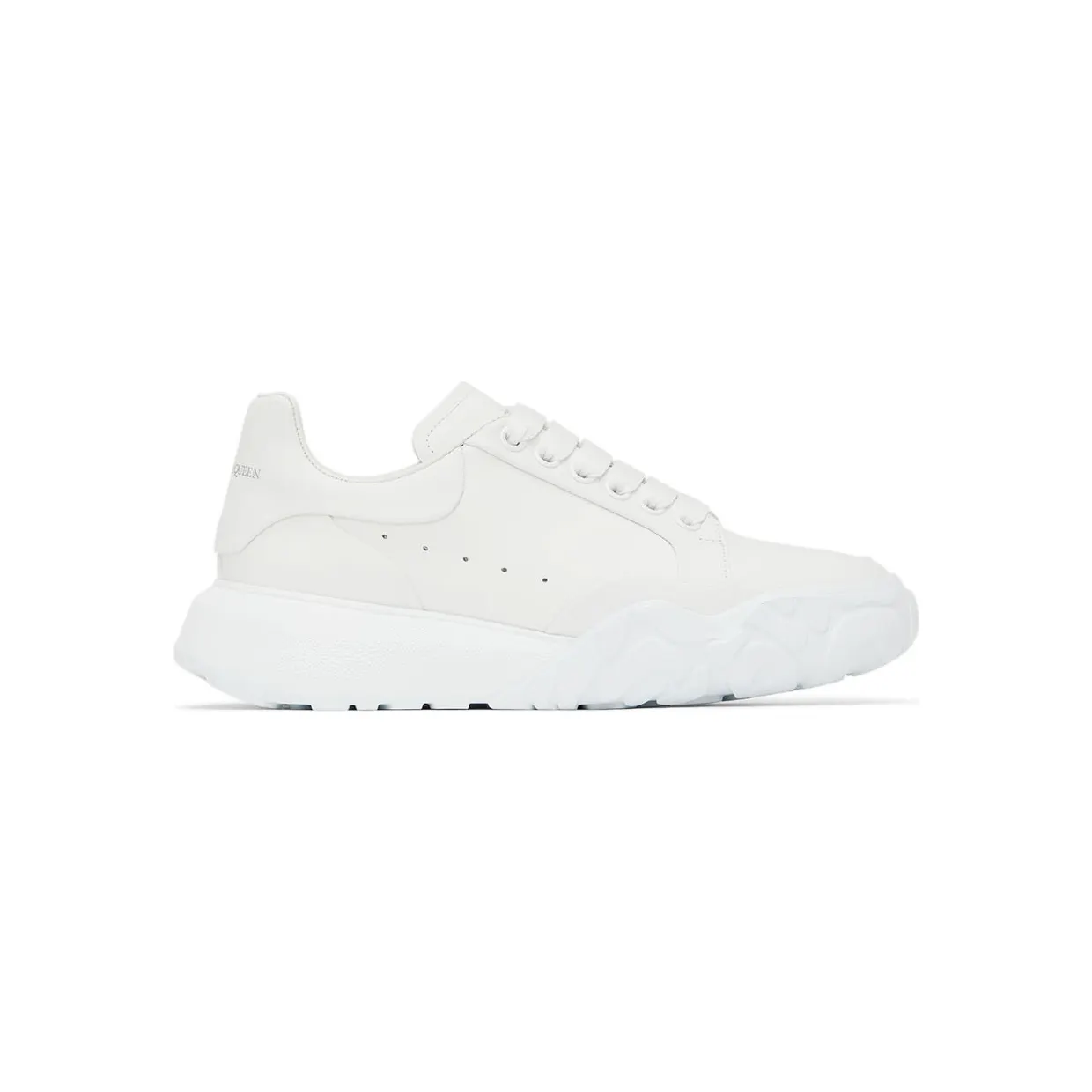 Alexander McQueen White Court Trainer Sneakers (705182WICD2 9000)