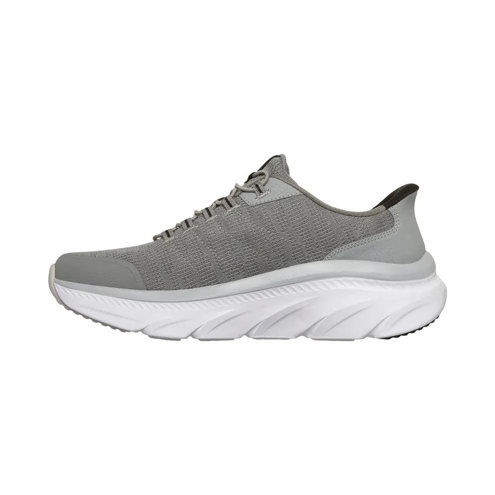 Skechers Slip-ins Relaxed Fit: D’Lux Walker 3.0 “Drevven Sneaker Grey / Black” (233244GYBK)