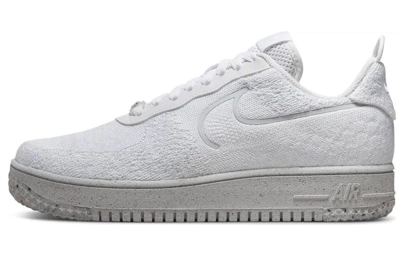 Nike Air Force 1 Crater Flyknit Triple White – “White / White / White” (DM0590-100)