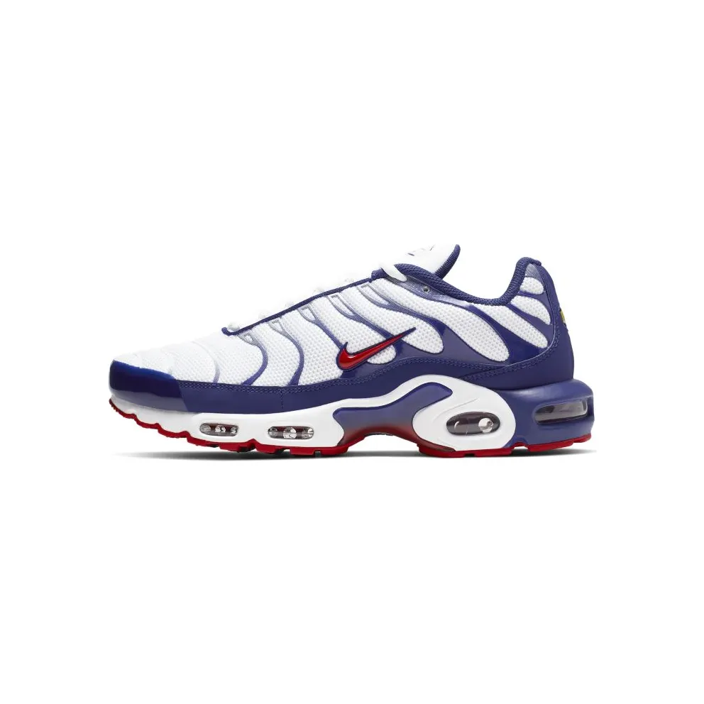 Nike Air Max Plus White Red Blue White/Gym Red (CJ9928-100)