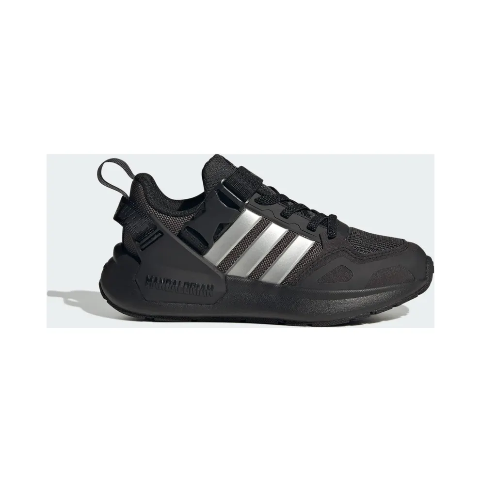 Adidas ADIDAS STAR WARS MANDALORIAN RUNNER Shoes KIDS Carbon / Silver Metallic / Core Black (IH1073)