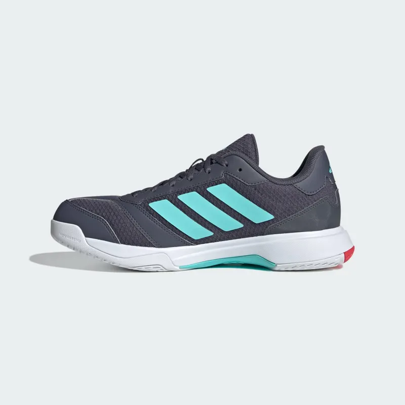 Adidas Ligra 8 Indoor Aurora Onix / Flash Aqua / Semi Lucid Red (JR7118)