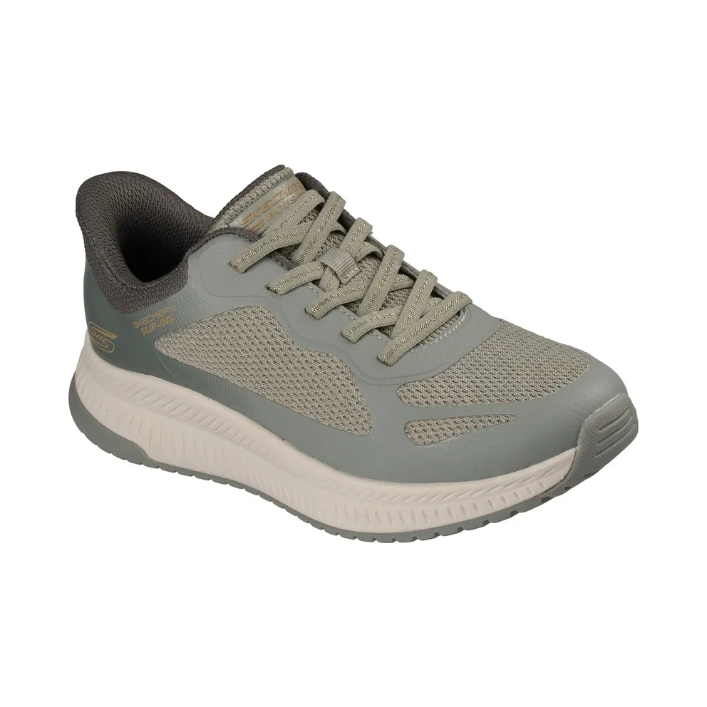 Skechers Slip-ins: BOBS Squad 4 – Staple Look Sneaker Olijf