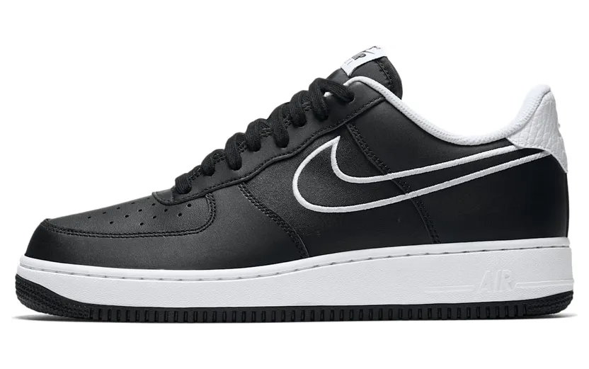 Nike Air Force 1 Low Leather Black White (2018)