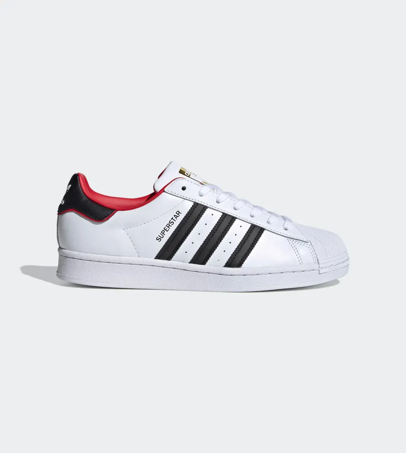 adidas SUPERSTAR Cloud White / Core Black / Scarlet (FW6384)