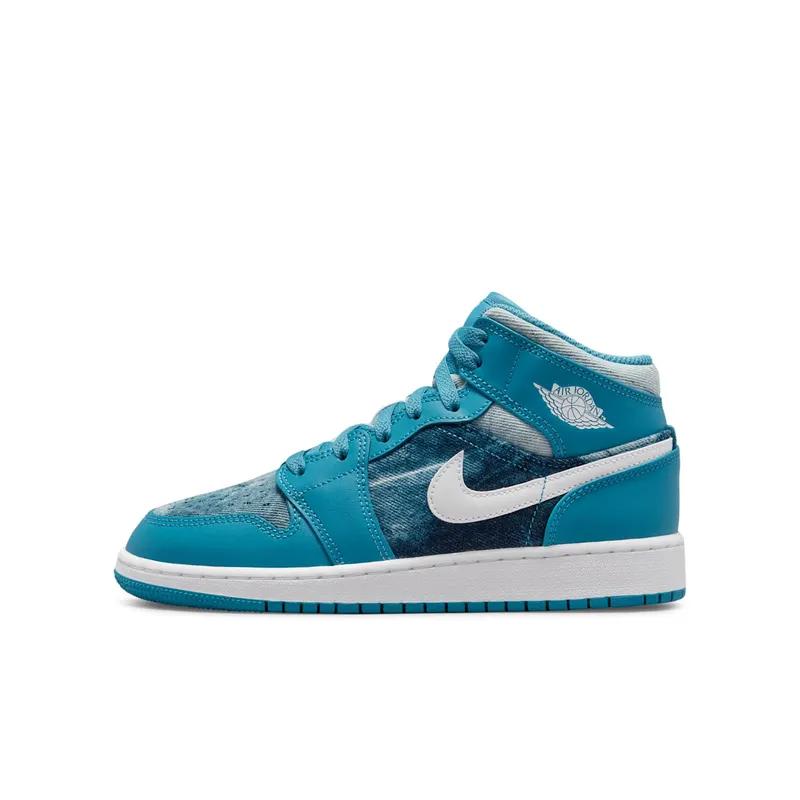 Air Jordan 1 Mid GS “Washed Denim” (DM8951-400)