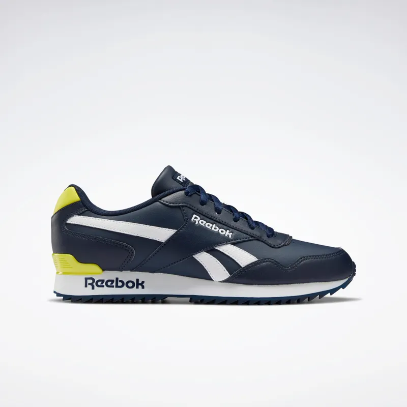 Reebok Royal Glide Ripple Clip Collegiate Navy / White / Bright Yellow (FW8190)