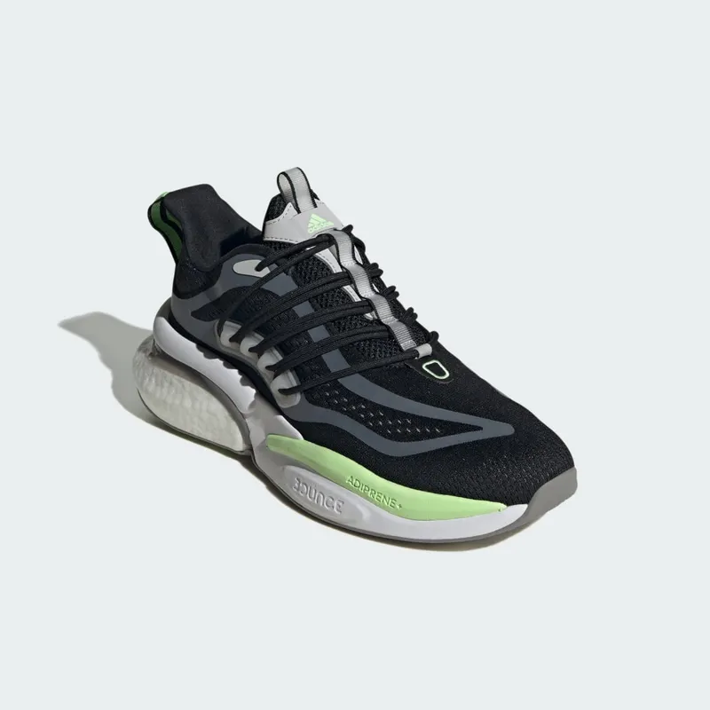 adidas Alphaboost V1 Core Black / Charcoal Solid Grey / Green Spark (IG3628)