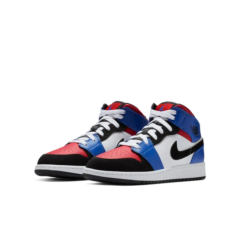 Air Jordan Nike AJ I 1 Mid Retro Top 3 (GS) (554725-124)