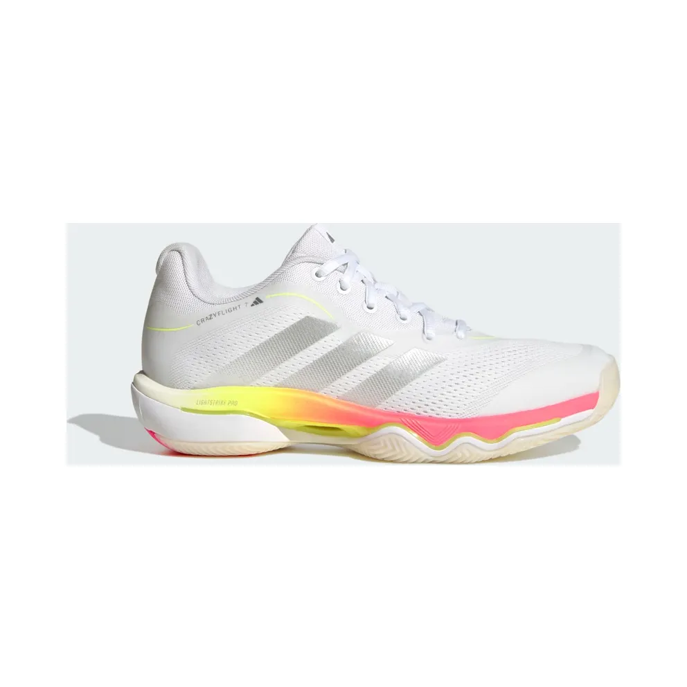 Adidas CRAZYFLIGHT 7 Cloud White / Tech Grey Metallic / Solar Turbo (KI7938)