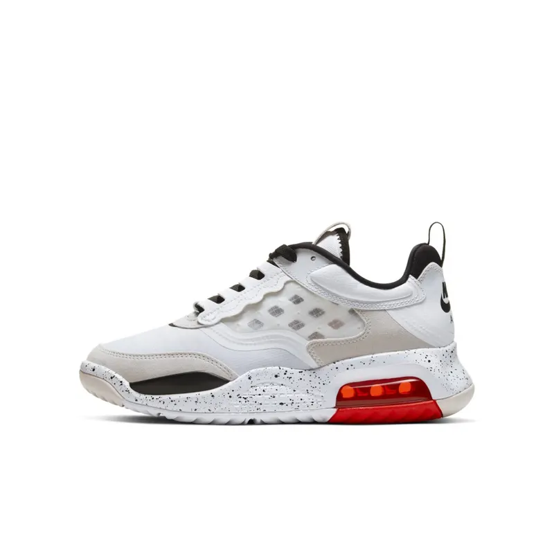Jordan Air Max 200 White Challenge Red Black (GS) White/Challenge Red-Vast Grey-Black (CD5161-100)