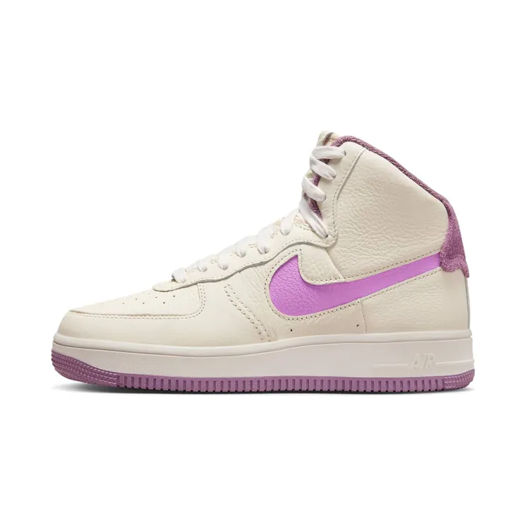 Nike Air Force 1 High Sculpt “Pale Ivory / Violet Dust / Phantom / Rush Fuchsia” (DZ2782-100)