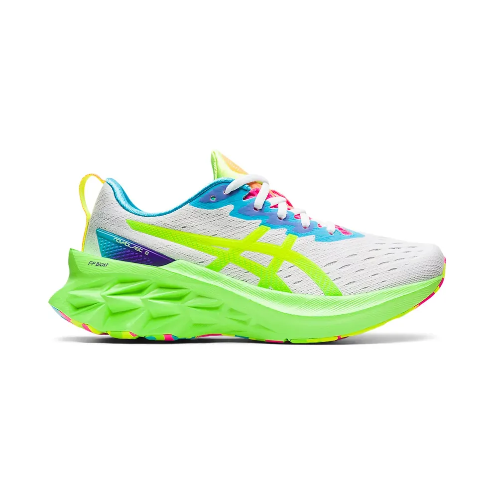 ASICS Novablast 2 White Safety Yellow (W) (1012B247-100)