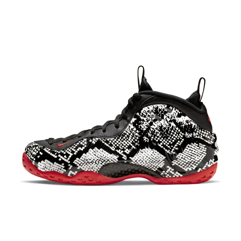 Nike Air Foamposite One Albino Snakeskin Sail/Habanero Red-Black (314996-101)