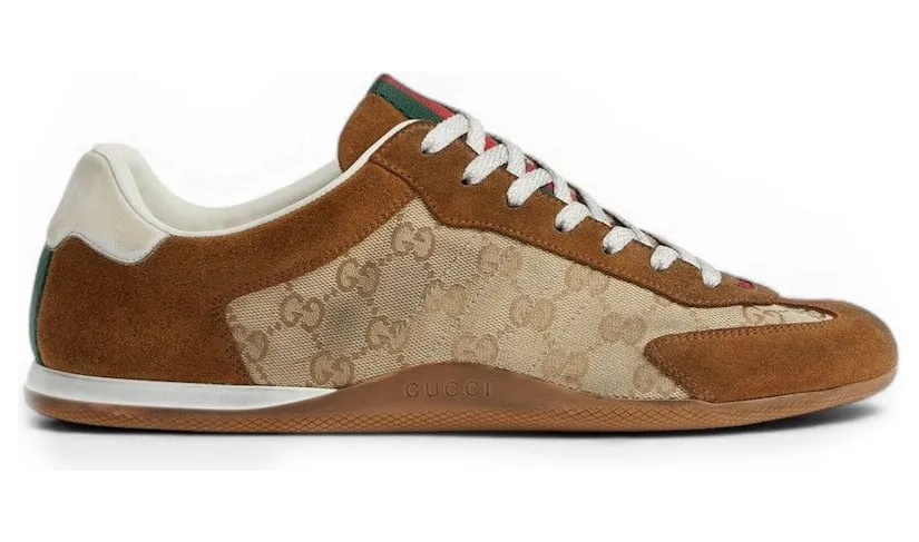 Gucci Shift Sneaker Beige Brown GG Canvas (857018-AAF1X-2750)