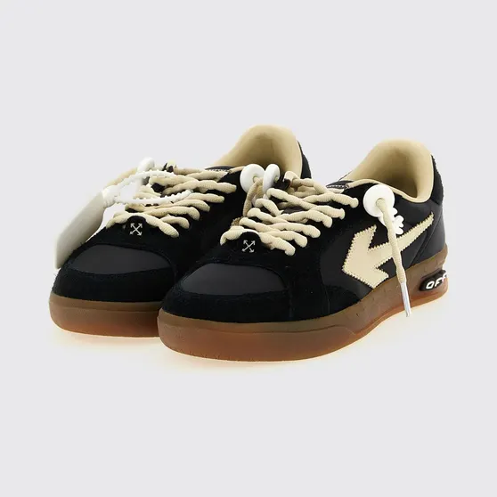 Off-White End Of Play Nylon And Suede Sneakers Black (OWIA28NS26FAB002100A)