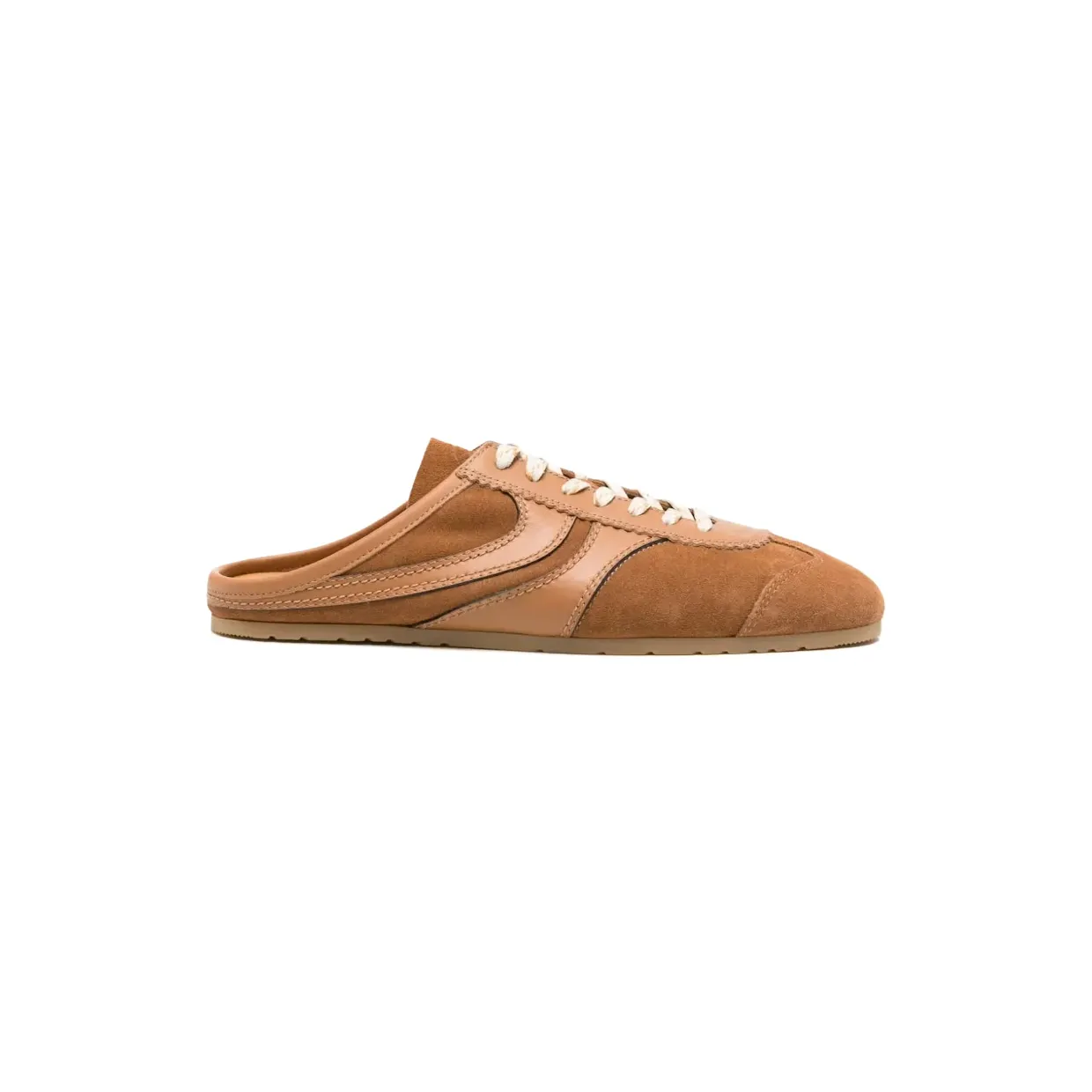 Dries Van Noten Suede Mules Tan (261-021745-0126-712)