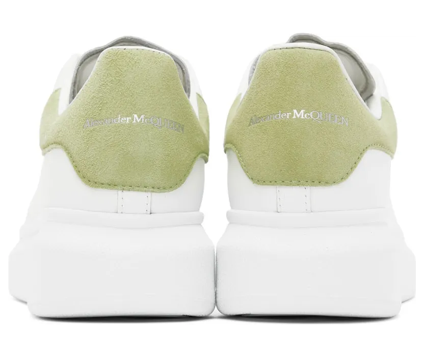 Alexander McQueen White & Yellow Oversized Sneakers (719412WHGP7) (2)
