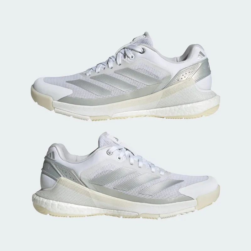Adidas Crazyquick BOOST Padel Cloud White / Silver Metallic / Zero Metalic (JR4660)