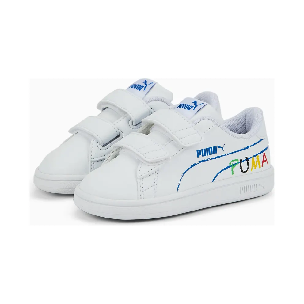 Puma Smash v2 Home School Black/Blue/Green (38620102)