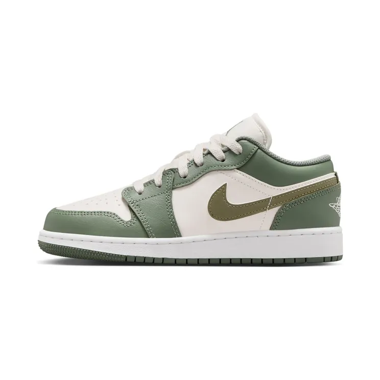 Jordan 1 Low “Vintage Lichen / Summit White / Medium Olive” (553560-300)