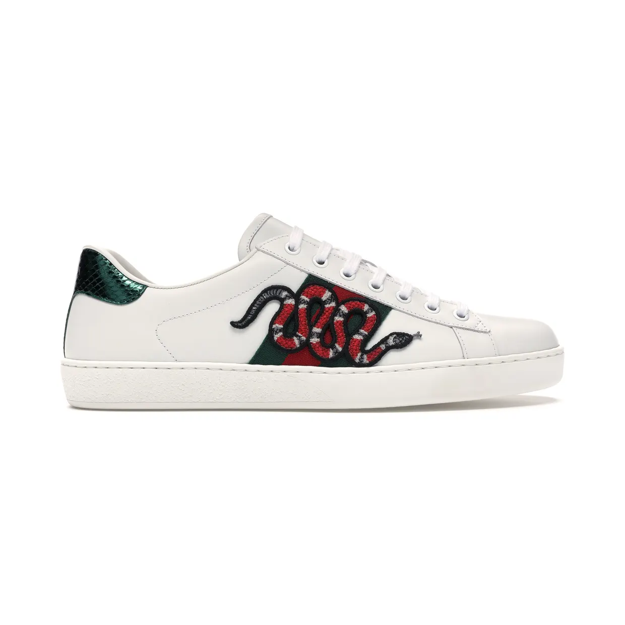 Gucci Ace Embroidered Snake