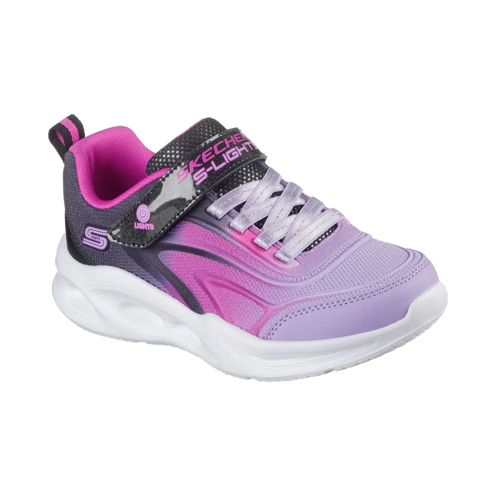 Skechers S-Lights Sola Glow “Color Breeze” (303713LBKMT)