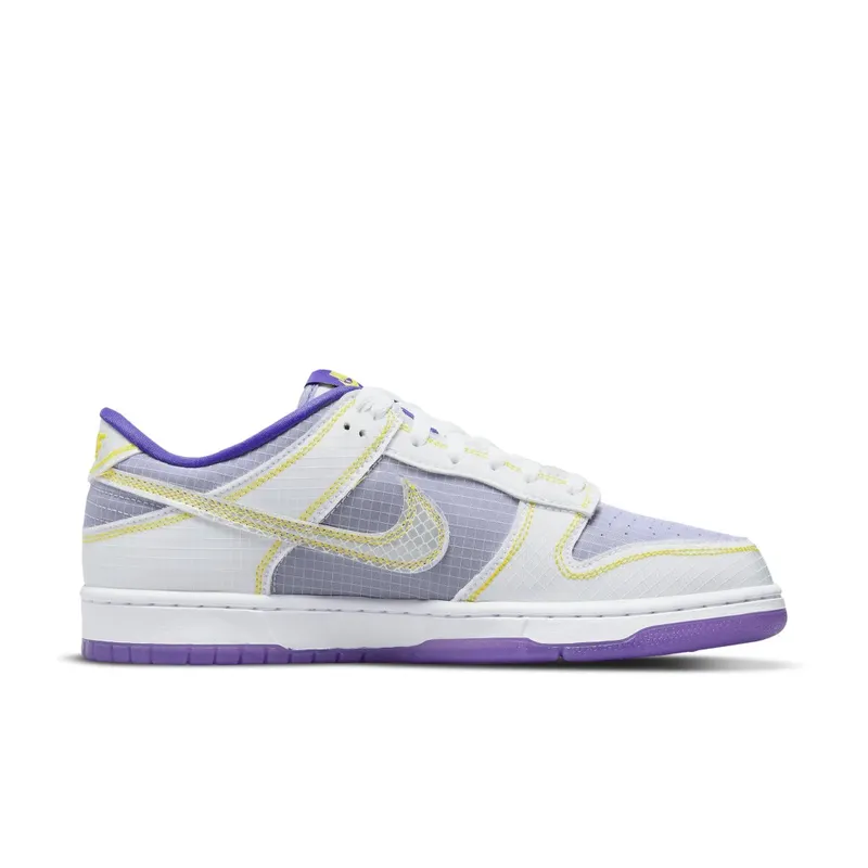 Nike Dunk Low Union Passport Pack Court Purple – “Grey / Purple / Yellow” (DJ9649-500)
