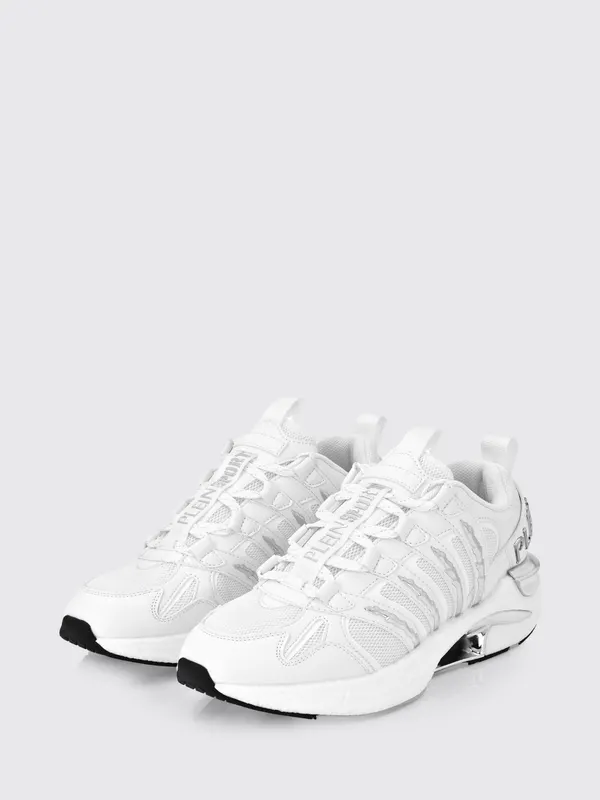 Plein Sport Leather And Mesh White (FAESUSC0852STE003N01)