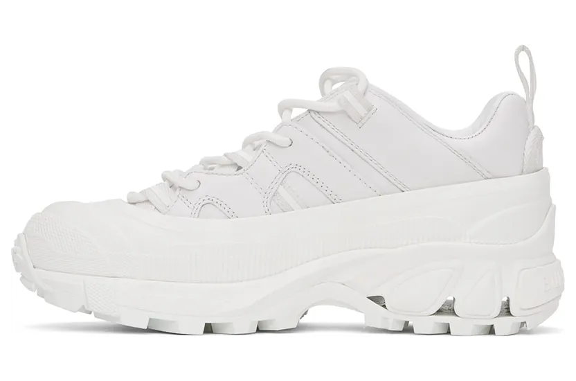 Burberry White Leather Arthur Sneakers (8037246) (3)