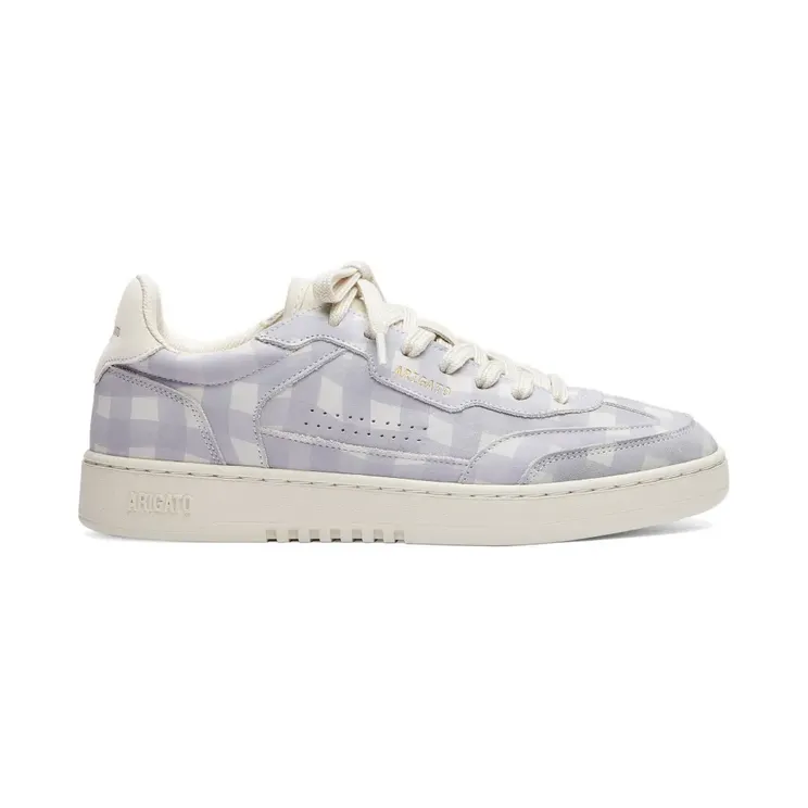 Axel Arigato Dice T-Toe met gingham ruit “Purple” (F3919001)