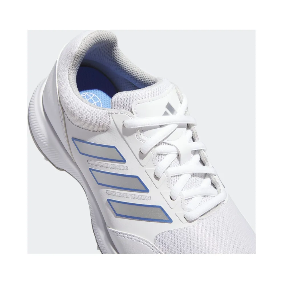 adidas Tech Response 3.0 Golf Cloud White Silver Metallic Blue Fusion (HQ1198)