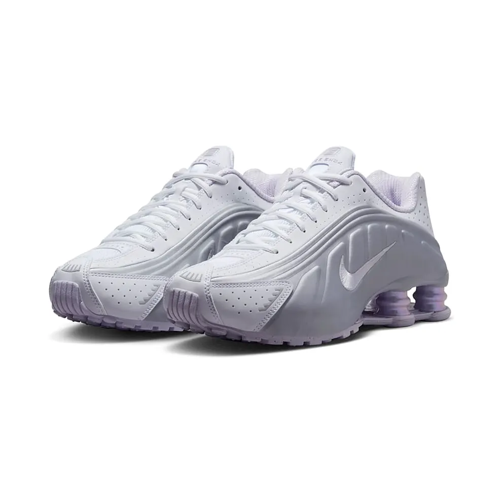 Nike Shox R4 White/Metallic Platinum/Platinum Tint/Barely Grape (HF5076-100)