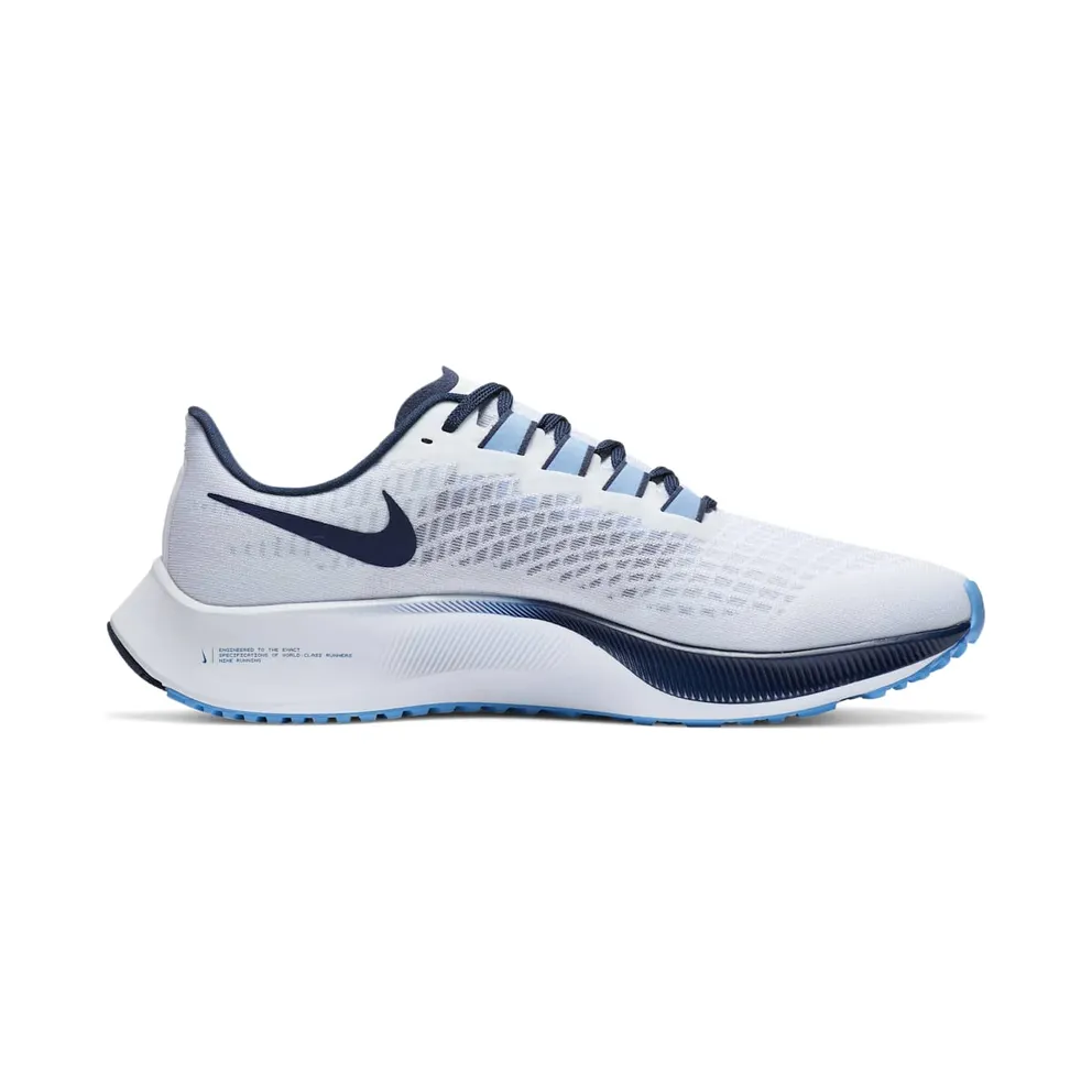 Nike Air Zoom Pegasus 37 UNC White/Pure Platinum-College Navy-Valor Blue (CZ5395-100)