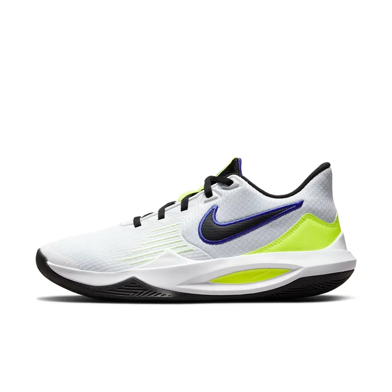 Nike Precision 5 White Barely Volt (CW3403-100)