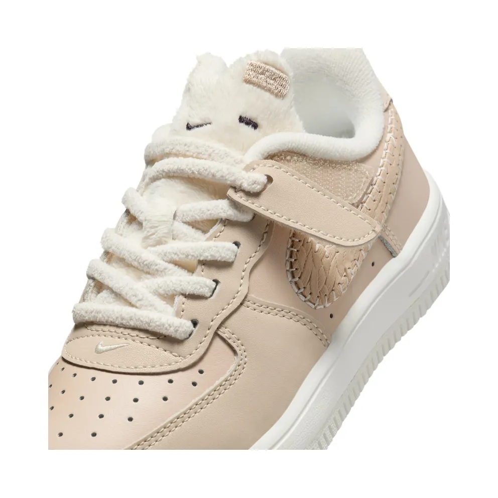 Nike Force 1 Low SE EasyOn PS “Sanddrift Sail Dark Raisin Pale Ivory” (FZ4514-100)